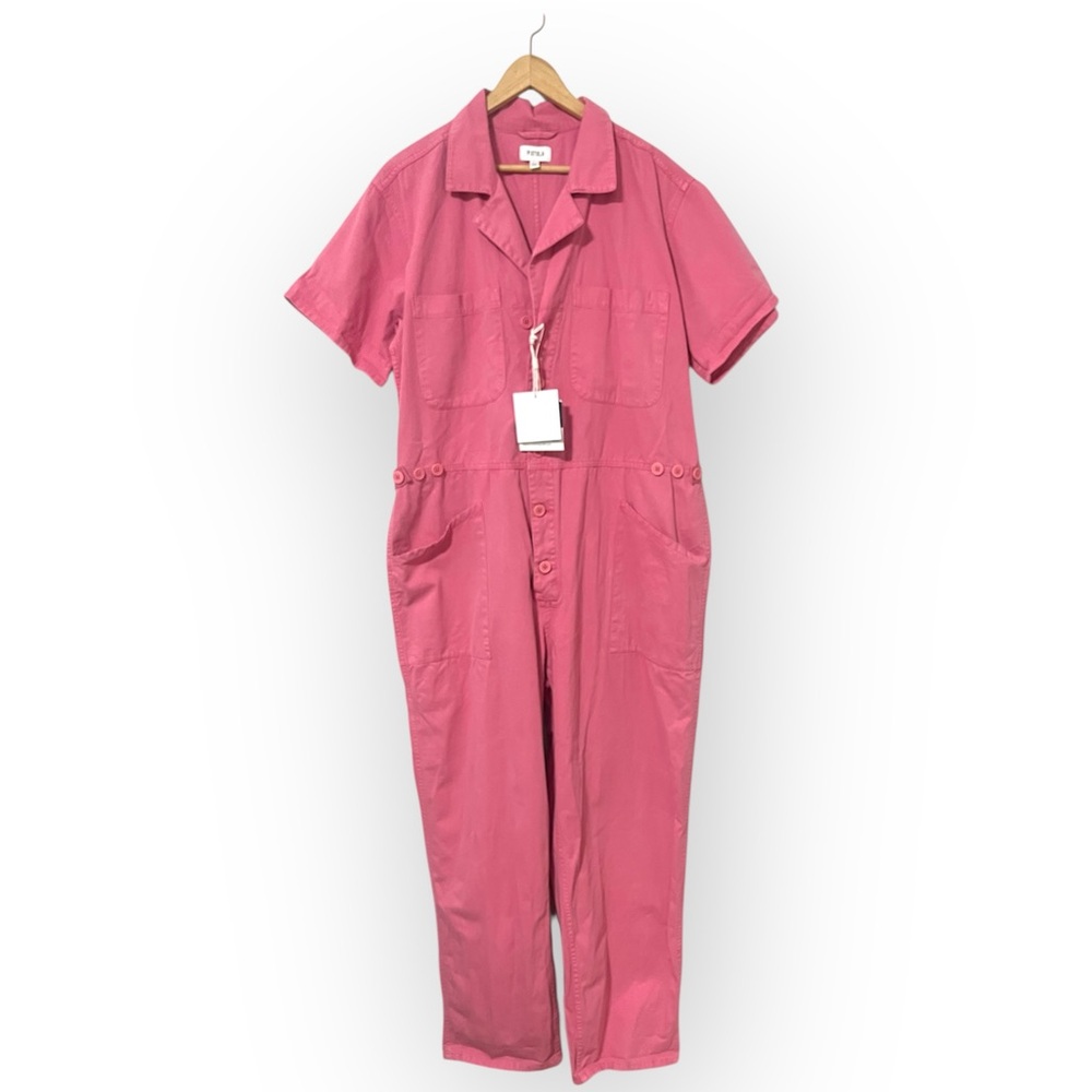 PISTOLA Grover Jumpsuit in Flamingo Pink - Picture 6 of 12